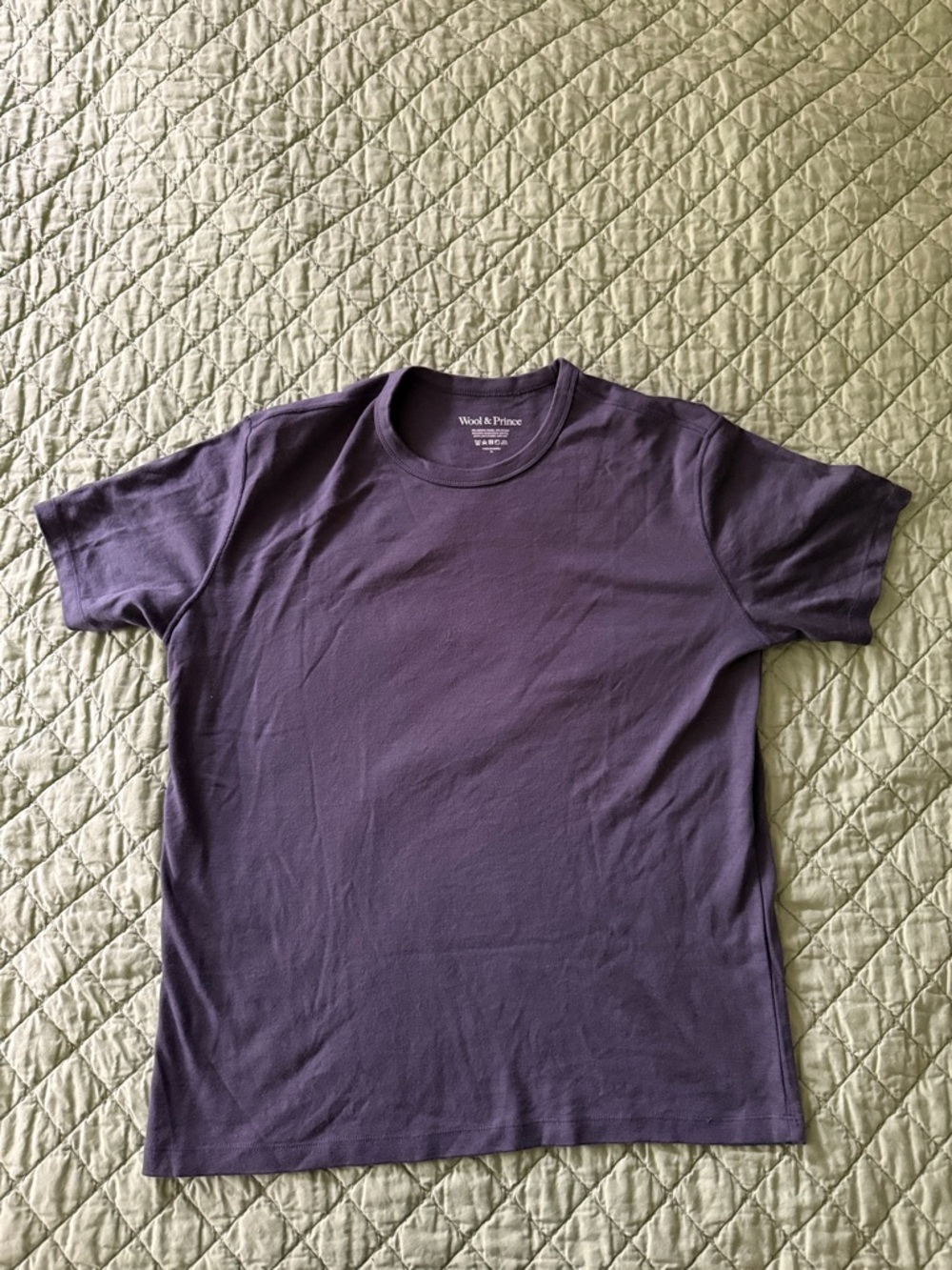 Wool & Prince Merino T-Shirt XL Blue